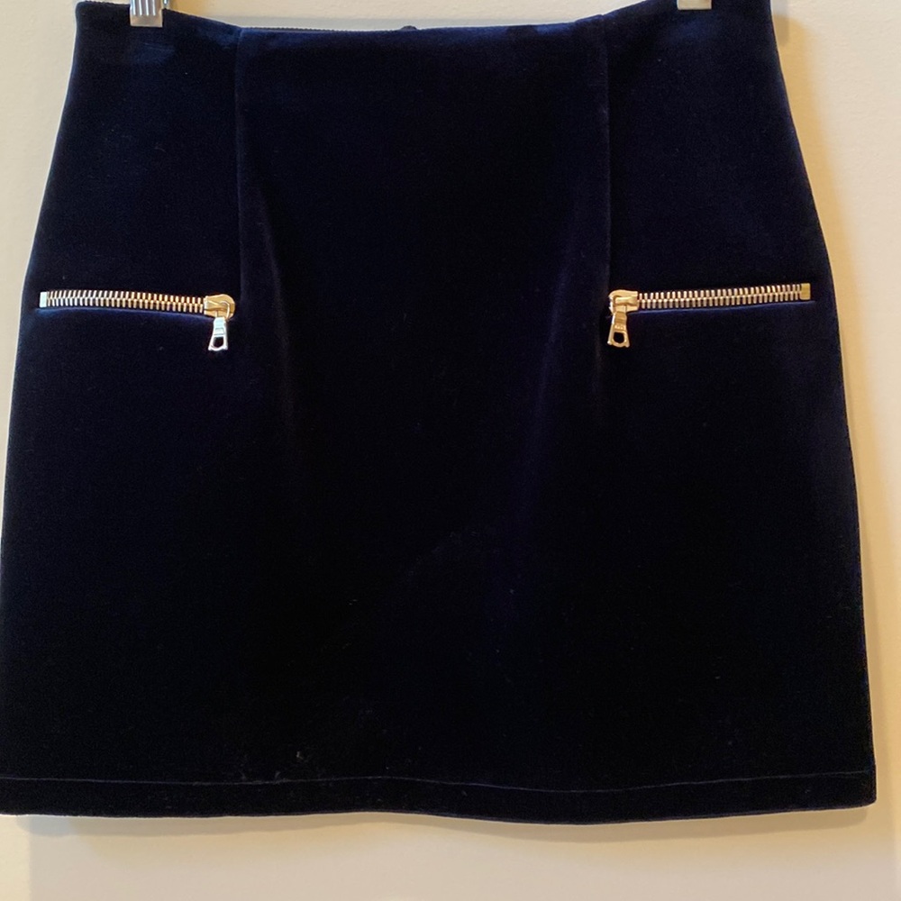 Sandro navy skirt
